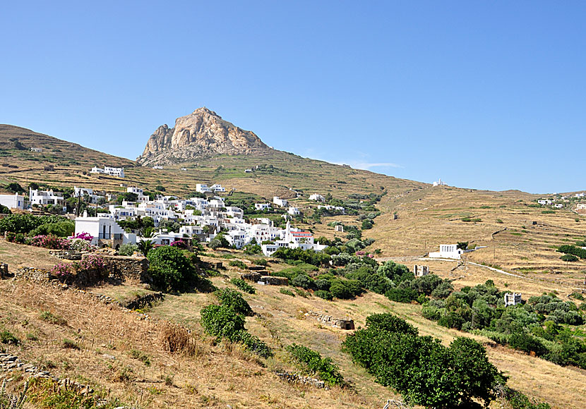 Tinos offers a very beautiful landscape for hiking.