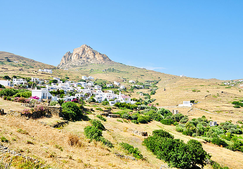 Tinos offers a very beautiful landscape for hiking.