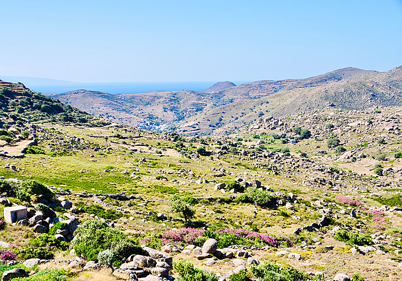 The beautiful villages of Koumaros and Volax on the island of Tinos in the Cyclades.