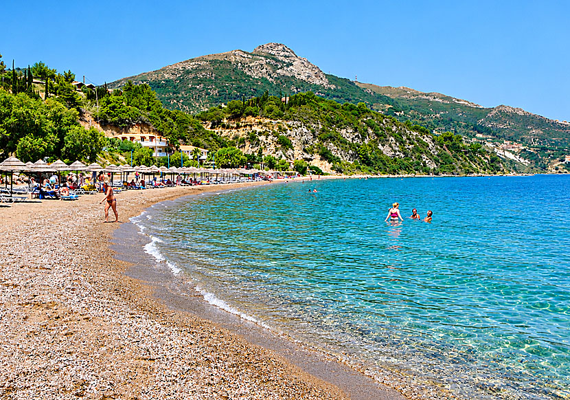 Porto Zoro Beach on Zakynthos in Greece.
