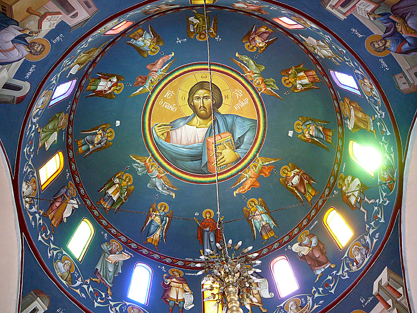 My Sweet Lord with George Harrison in a church on the island of Agistri in Greece.