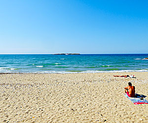 18 beaches west of Chania in Crete.