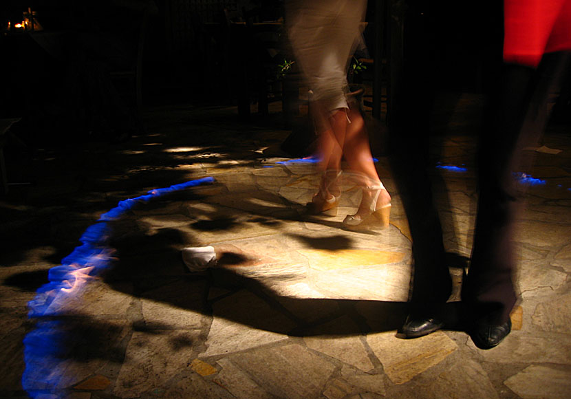 Ring of fire with Johnny Cash at a restaurant in Skiathos Town on Skiathos.