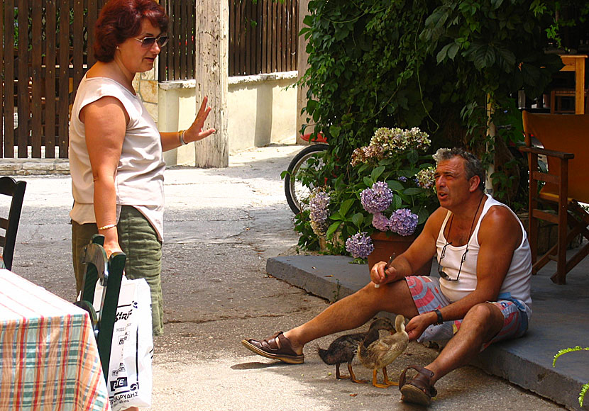 I don't want to talk about it with Crasy Horse and Rod Stewart in Gaios on Paxi in Greece.