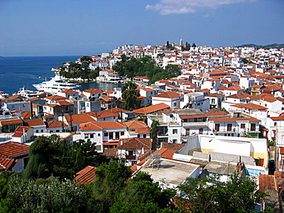 Skiathos in Greece.