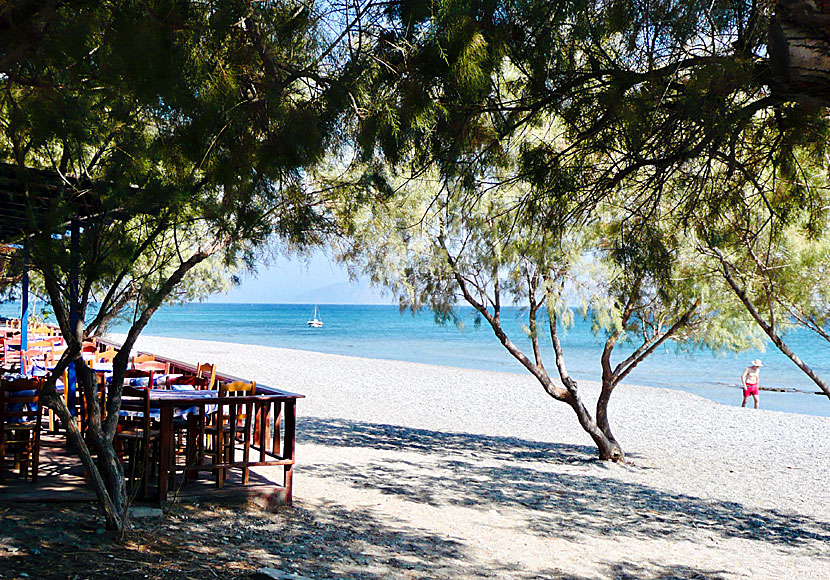 Faros beach is located near the airport on eastern Ikaria.