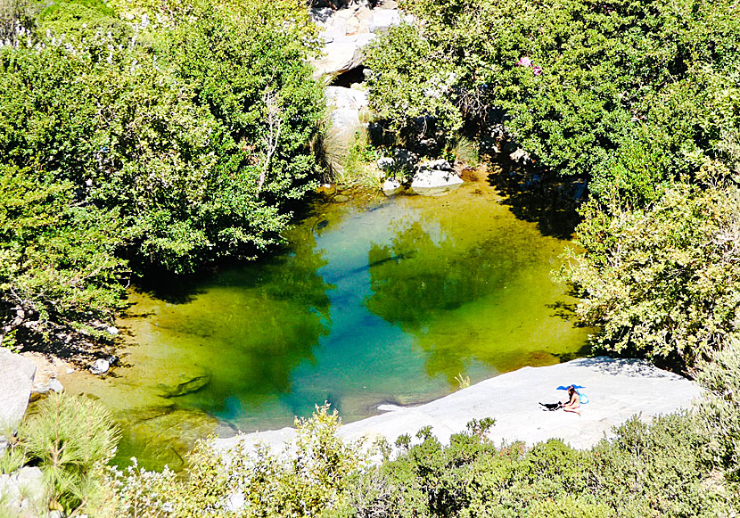 Ikaria is known for its beautiful nature and nice hikes, like here in the village of Nas.