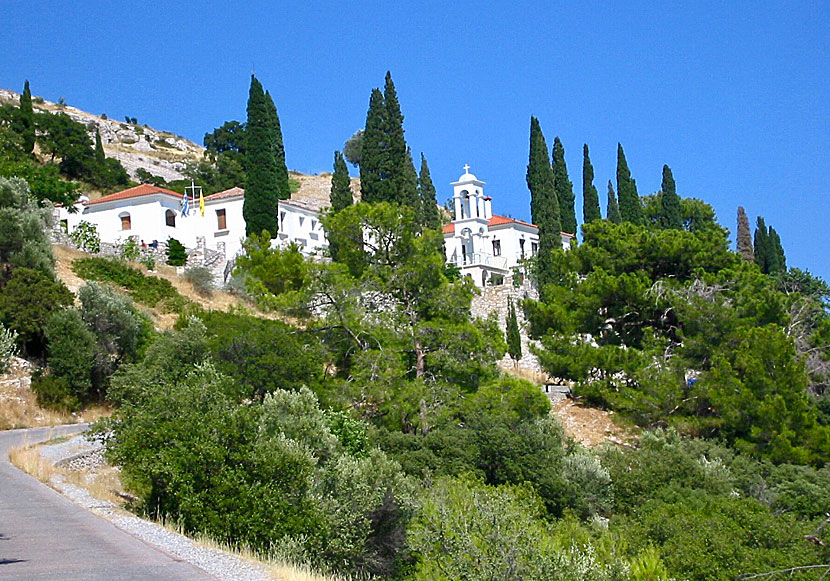 Monastery Panagia tis Spilianis above Pythagorion in Samos.