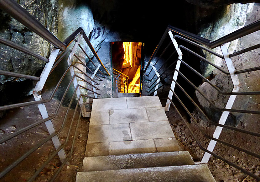 Antiparos Cave, or stalactite cave, on Antiparos is one of the Cyclades' most interesting attractions.