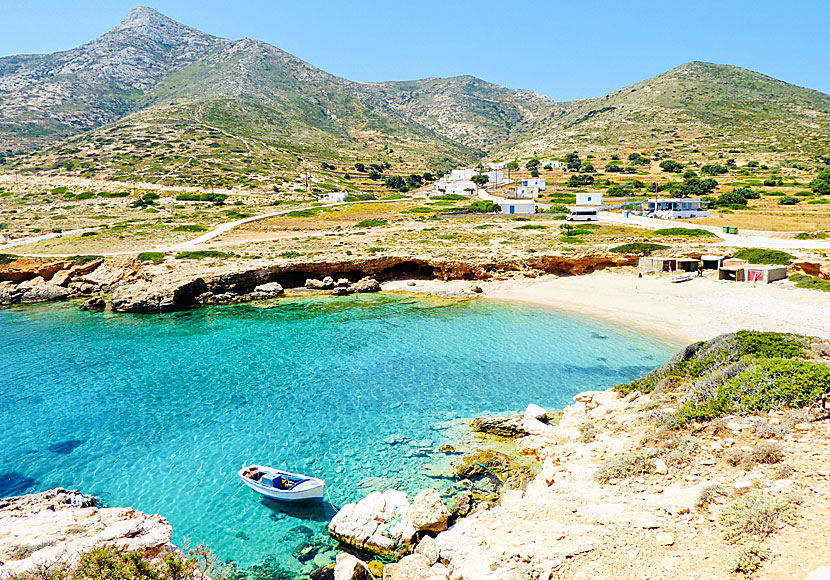 Kalotaritissa is one of the smaller villages on Donoussa in the Cyclades.