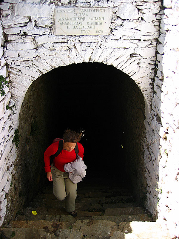 Katafiki Cave in Dryopida on Kythnos is one of the Cyclades finest caves.