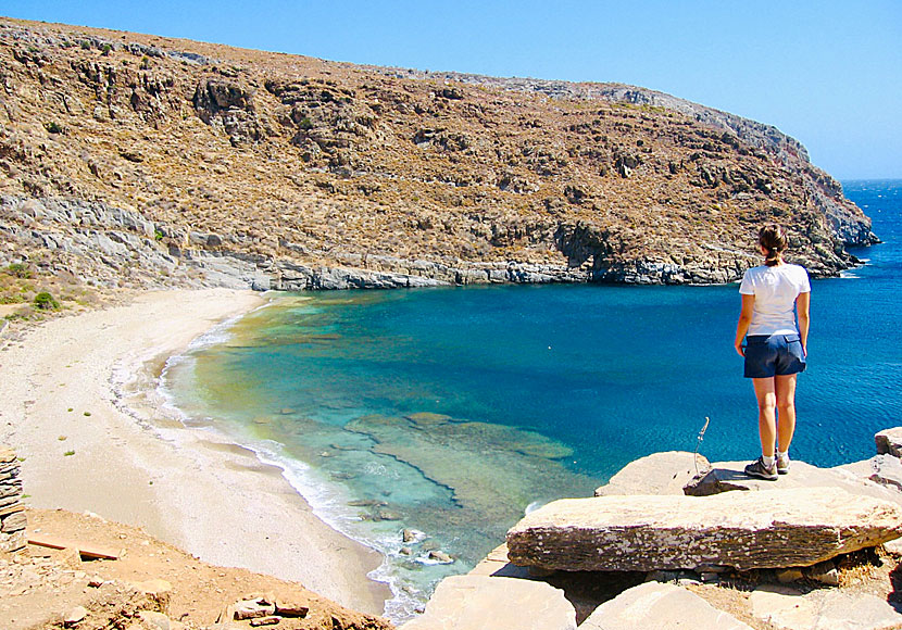 Kea is an unknown island filled with surprises like here at Karthea beach.