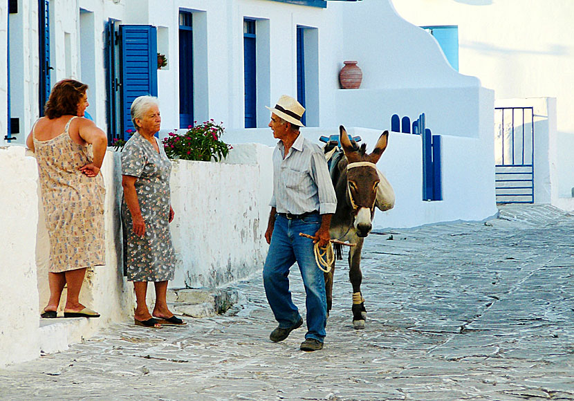 The genuine island of Kimolos in the Cyclades.