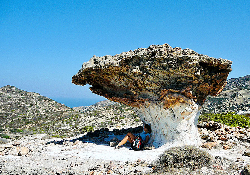 Skiadi rock is Kimolo's most interesting sight.