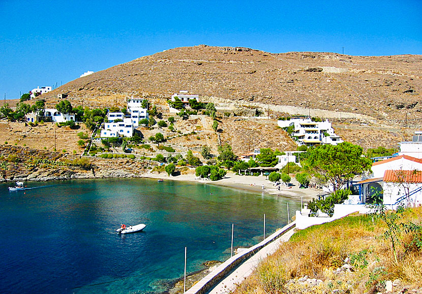 Martinakia beach near Merichas on Kythnos in the Cyclades.