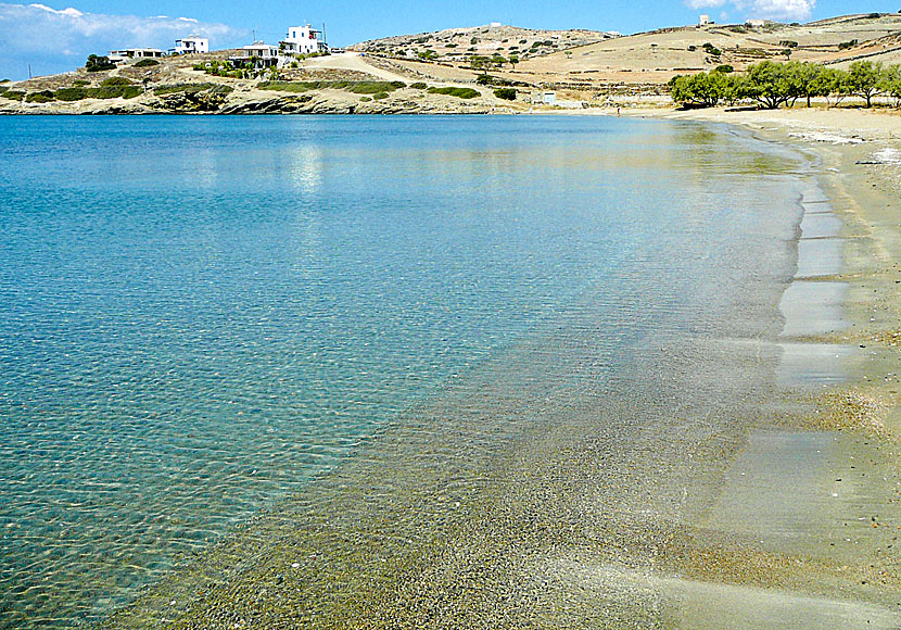 Livadi is one of the best beaches on Schinoussa.