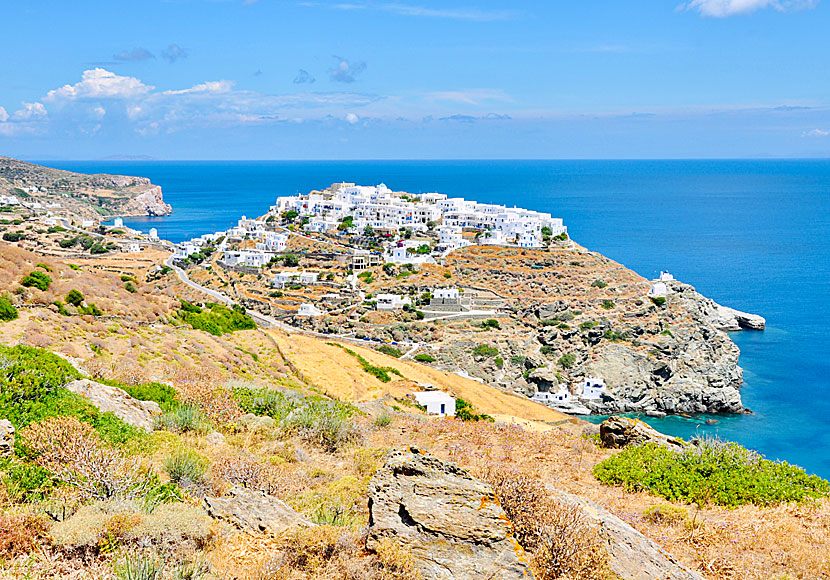 Kastro on Sifnos is one of the finest villages in the entire Cyclades.