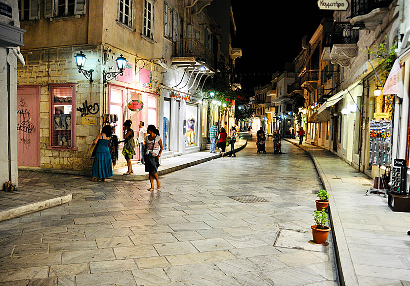 The adorable and beautiful town of Ermoupolis on Syros in Greece.