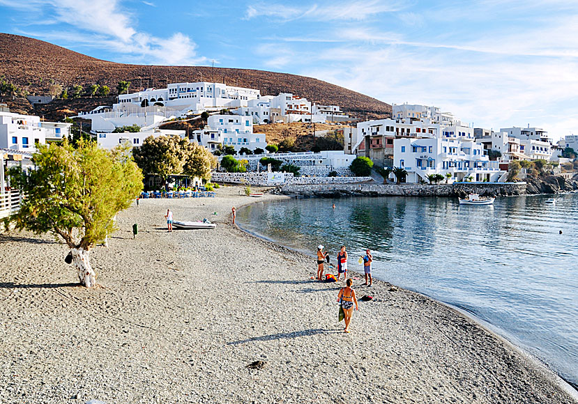 Pera Gialos beach on Astypalea.