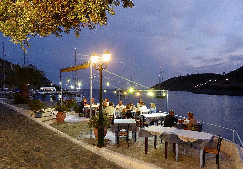 Taverna Glaros in Agios Georgios. Agathonissi.