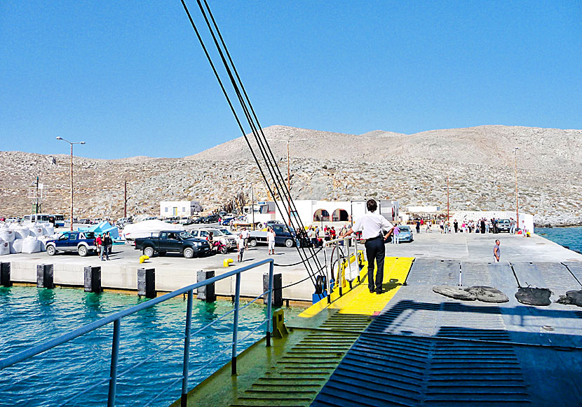 The port of Agios Andreas on Astypalea.