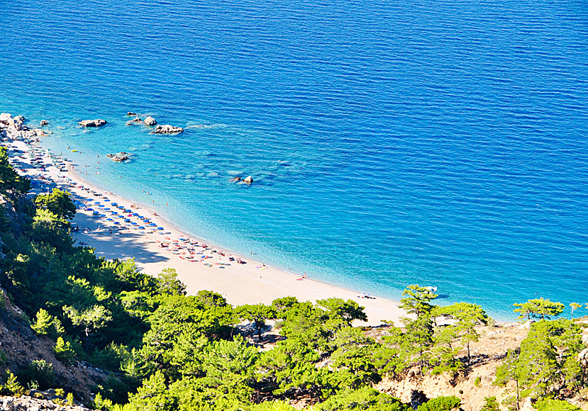 Apella beach on Karpathos is one of Greece's most beautiful and best beaches.