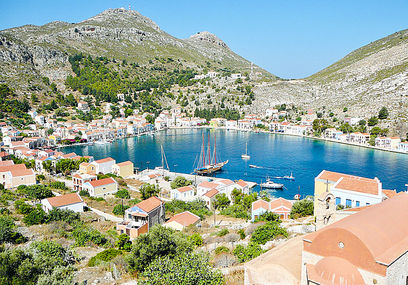 The village of Megisti on Kastellorizo ??in Greece.