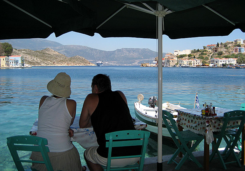 Little Paris. Restaurang Sydney. Kastelorizo.