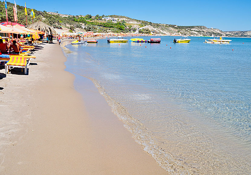 The beaches on Kos are truly paradisiacal. Of which Paradise beach is a good example.