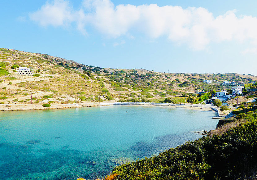 The beaches on Lipsi in the Dodecanese are small but nice, like here on Liendou and Kambos beaches.