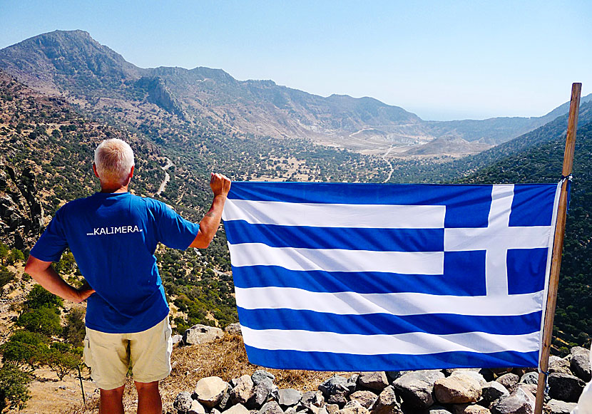 Nisyros is a genuine Greek island near Kos and Kalymnos in the Dodecanese.