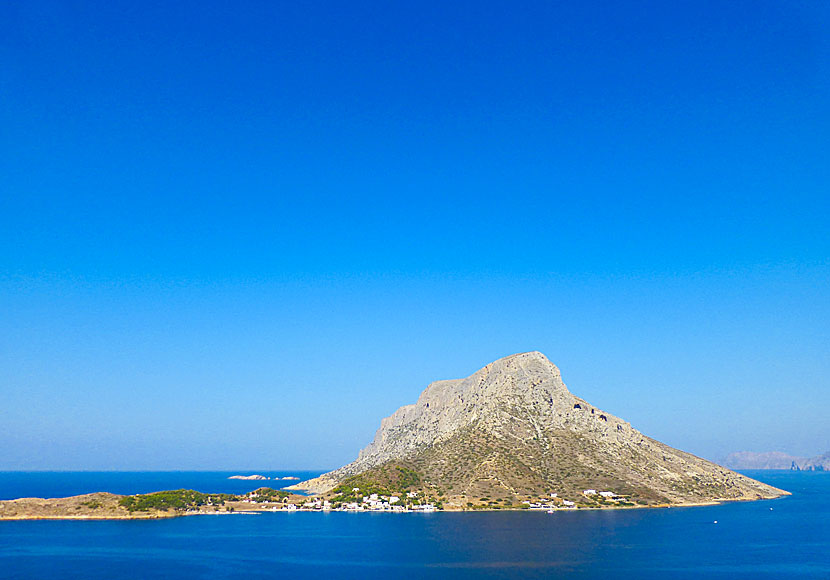 The small island of Telendos opposite Kalymnos in Greece.