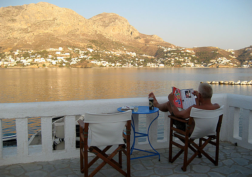 View towards Kalymnos from Telendos Memories (formerly Studio Evagelia) on Telendos.