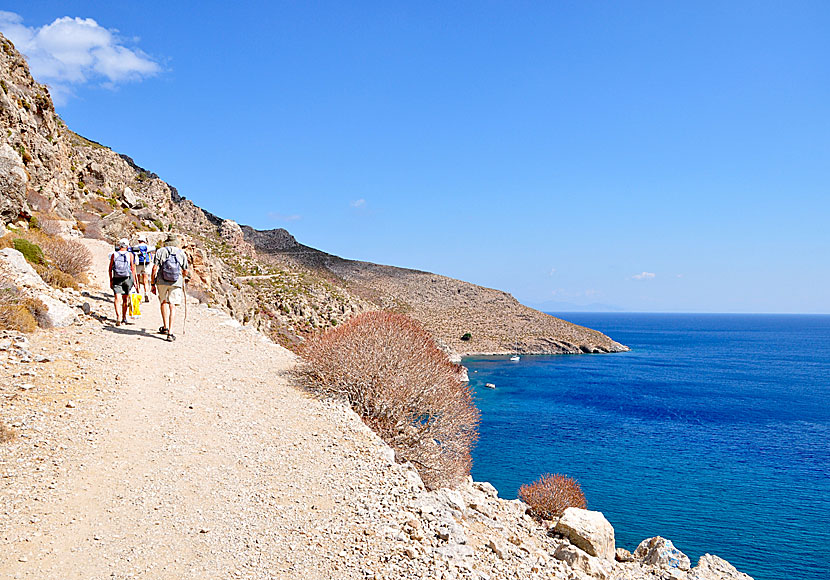 Tilos is one of the Dodecaneses best islands for hiking.