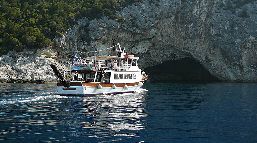 Cave of Papanikolis in Meganisi.