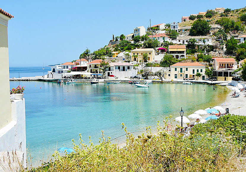 The nice little village of Assos on Kefalonia is incredibly beautiful.