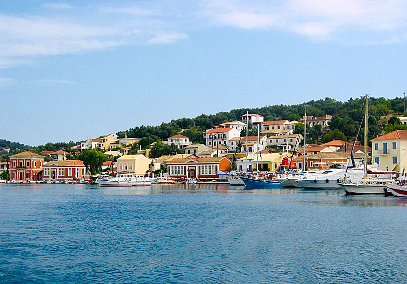 The small island of Paxi south of Corfu in Greece.