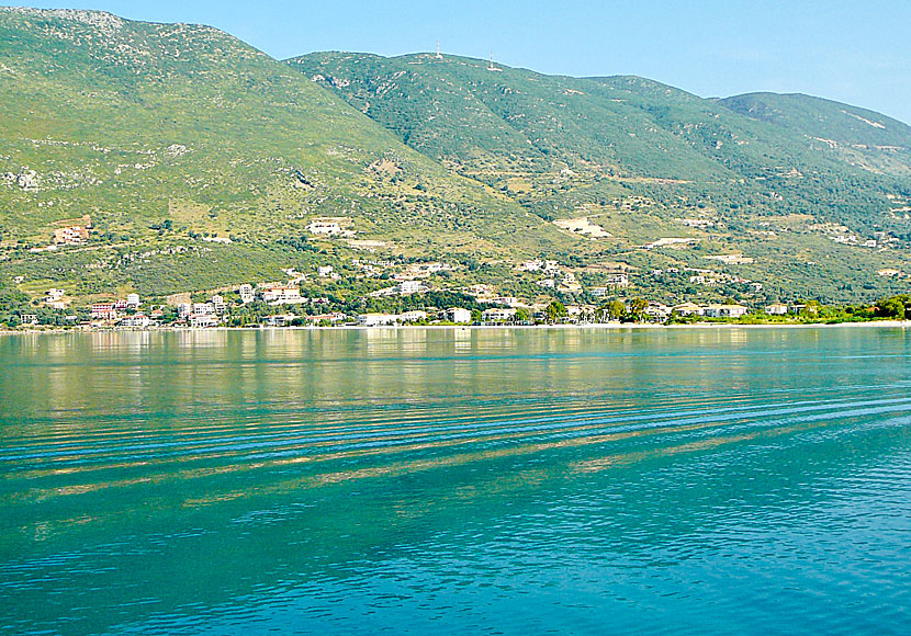 The windsurfer's paradise of Vasiliki and Lefkada's second port.