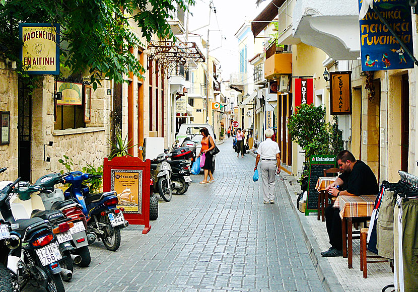 Shopping on the island of Aegina is best in Aegina town.