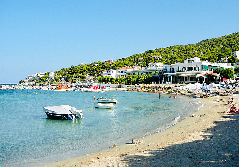 The best beaches on Agistri. Skala beach.