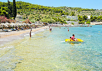 Saronic islands in Greece.