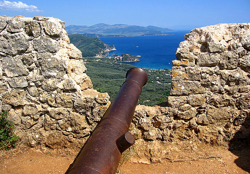 The fort of Ali Pasha above Parga town.