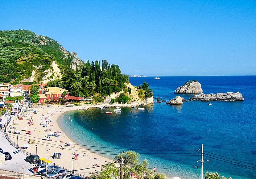 Krioneri beach in Parga in Greece.