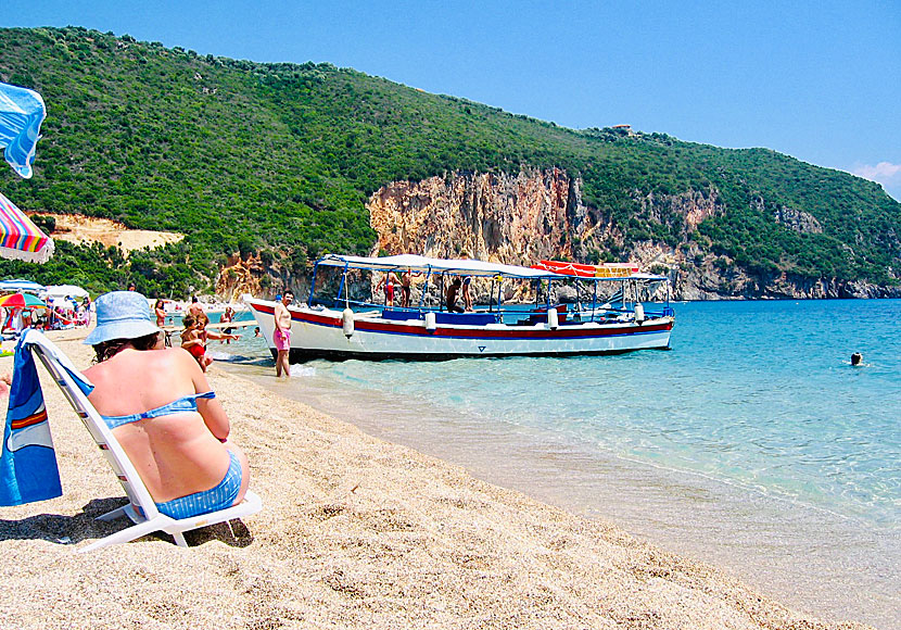 Lichnos beach is the best beach near Parga.